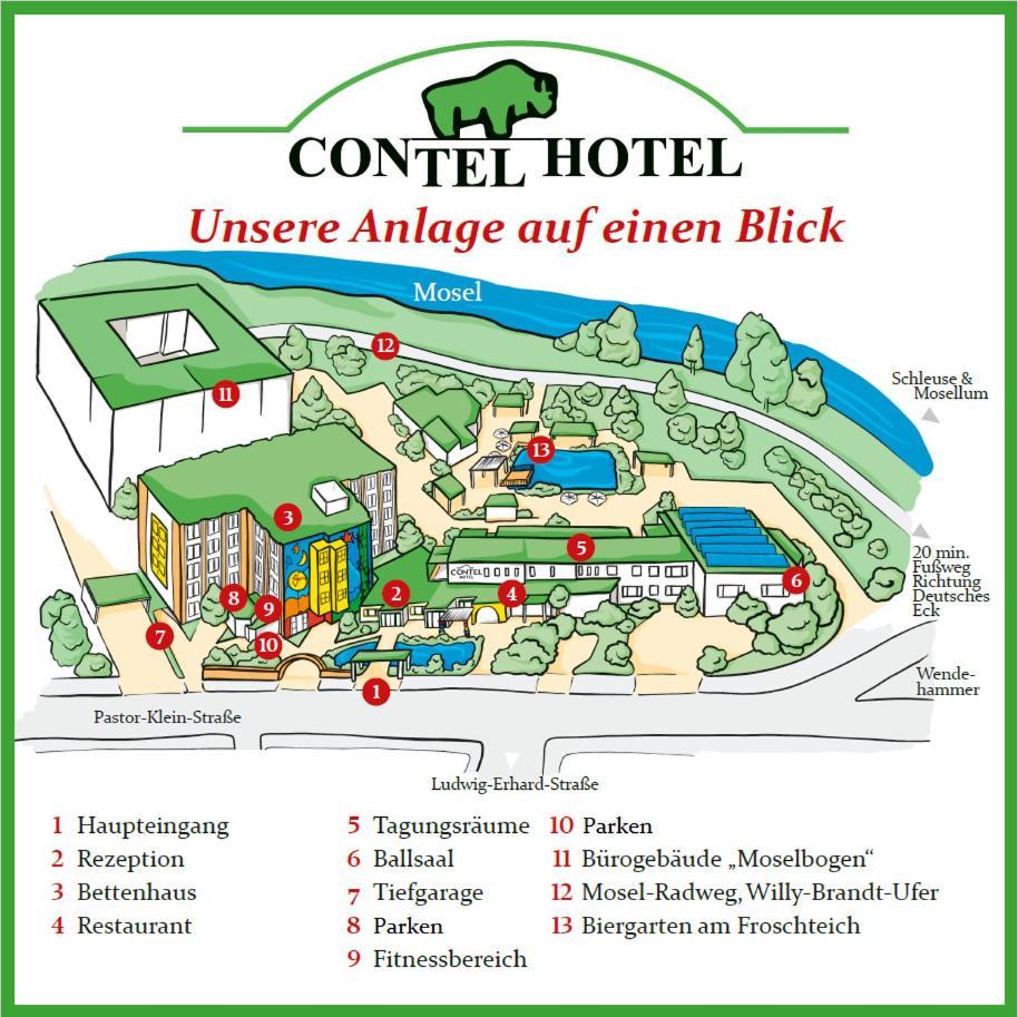 คอนเทล โฮเทล โคเบลนซ์ Hotel ภายนอก รูปภาพ